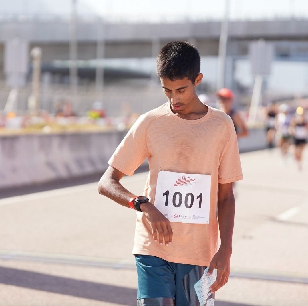 Adhit Ranjan in marathond